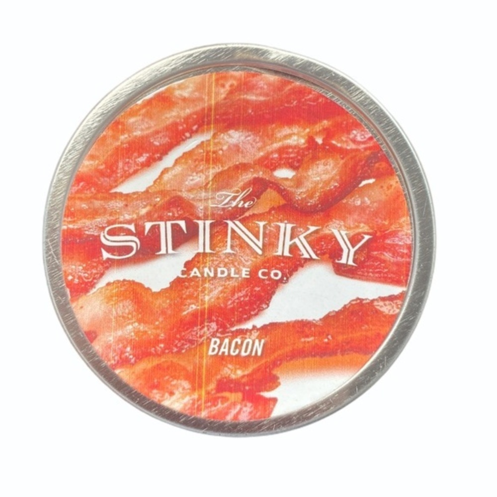 The stinky candle co. - bacon scented soy candle